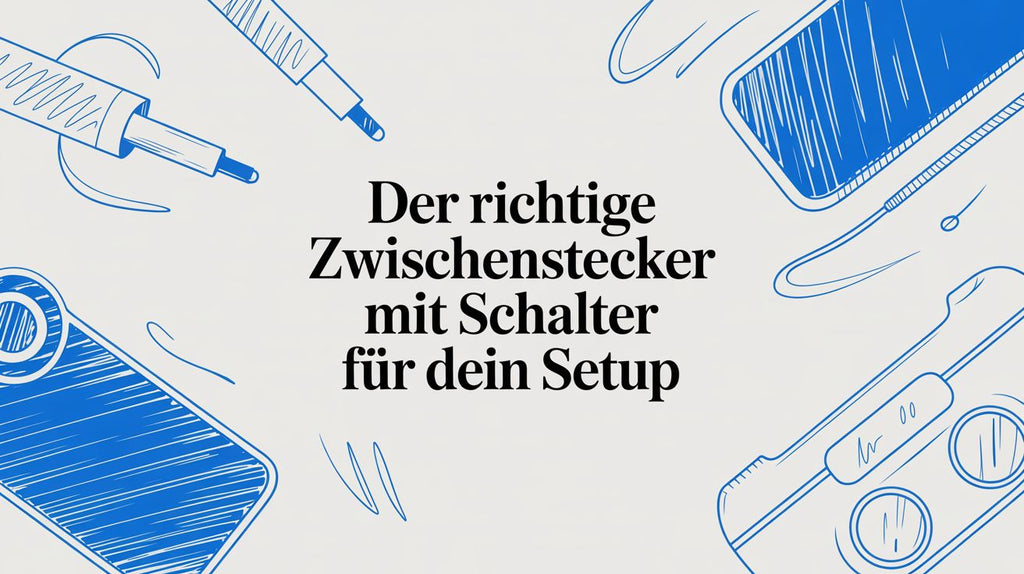 Der richtige Zwischenstecker mit Schalter für dein Setup