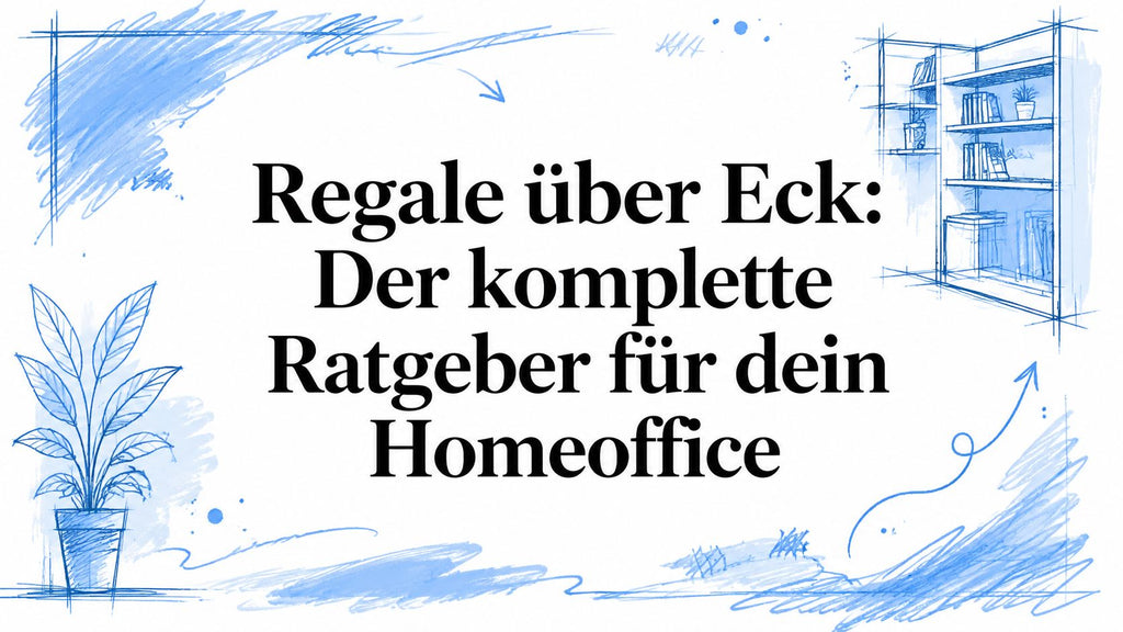 Regale über Eck: Der komplette Ratgeber für dein Homeoffice