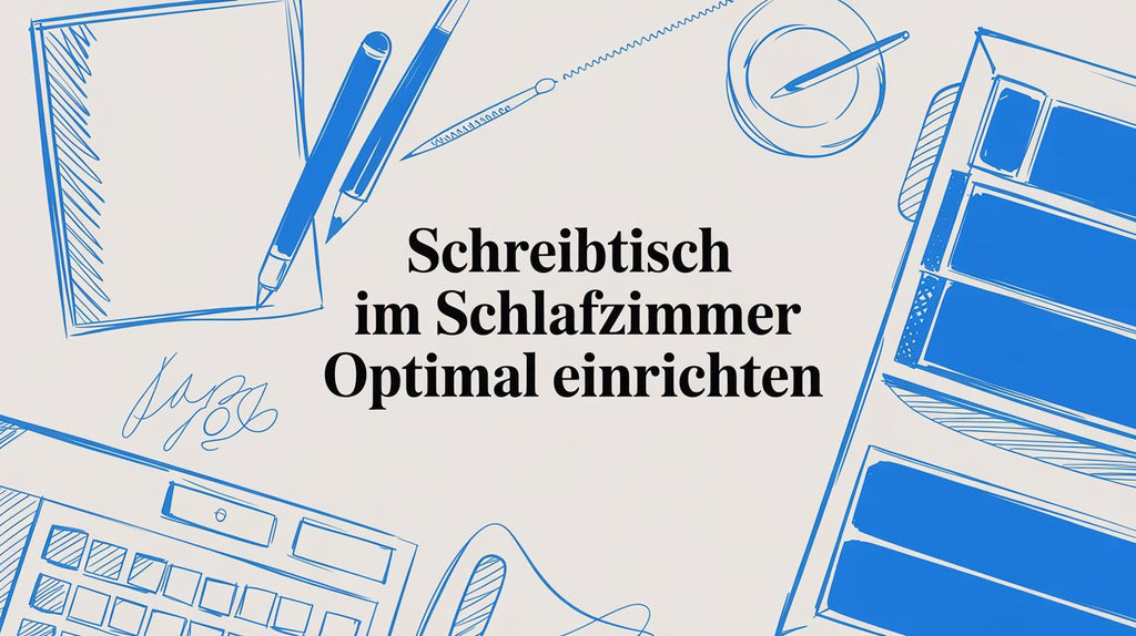 Schreibtisch im Schlafzimmer optimal einrichten