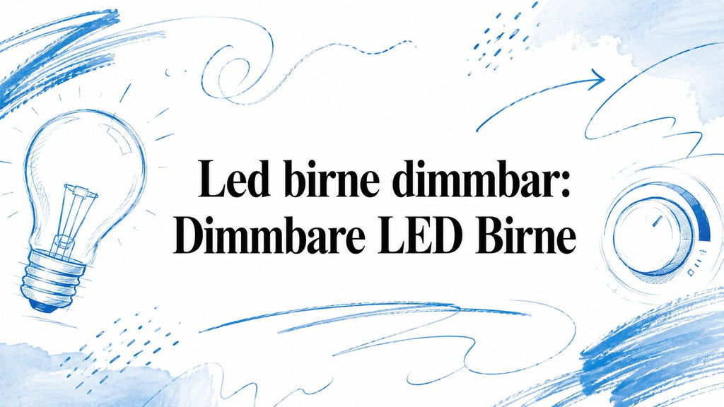 Led birne dimmbar: Dimmbare LED Birne