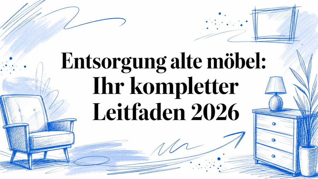 Entsorgung alte möbel: Ihr kompletter Leitfaden 2026