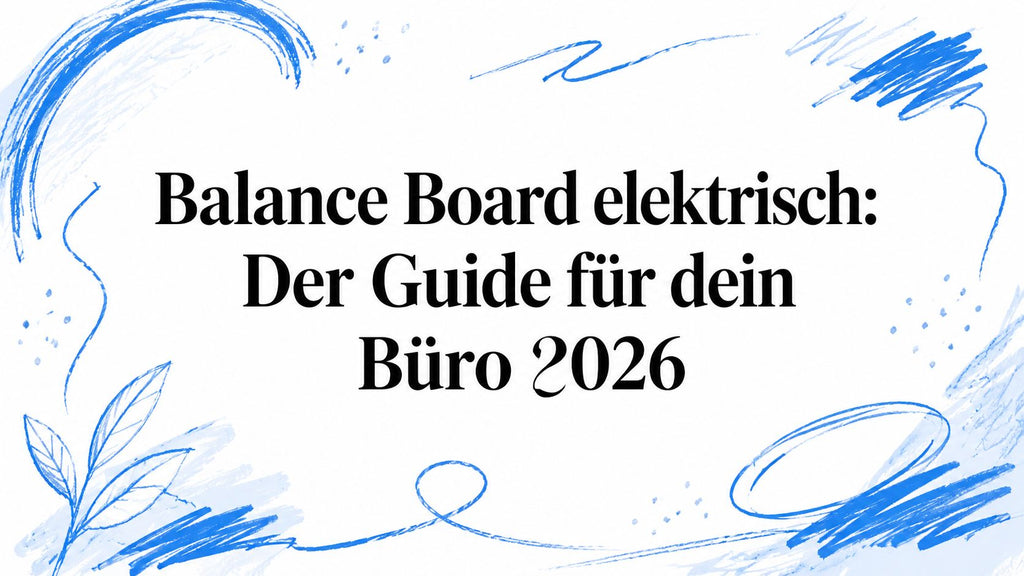 Balance Board elektrisch: Der Guide für dein Büro 2026
