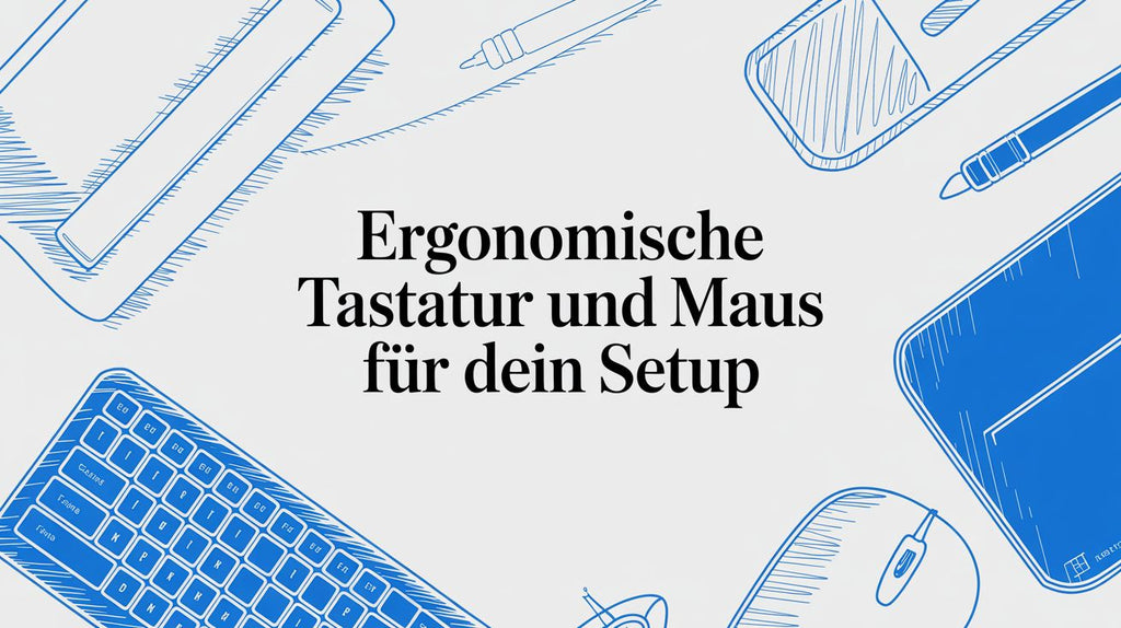 Ergonomische Tastatur und Maus für dein Setup
