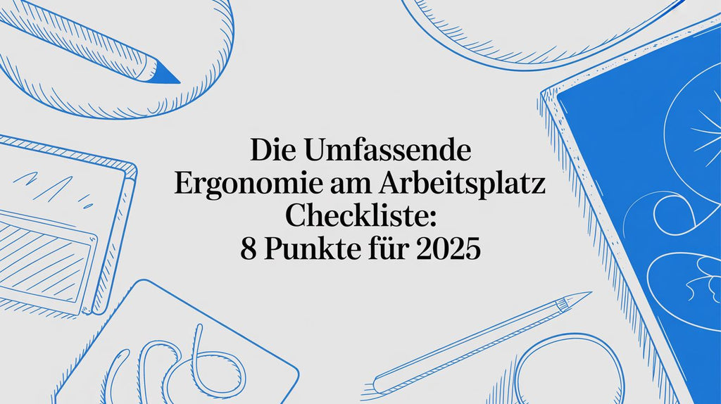 Die umfassende Ergonomie am Arbeitsplatz Checkliste: 8 Punkte für 2025