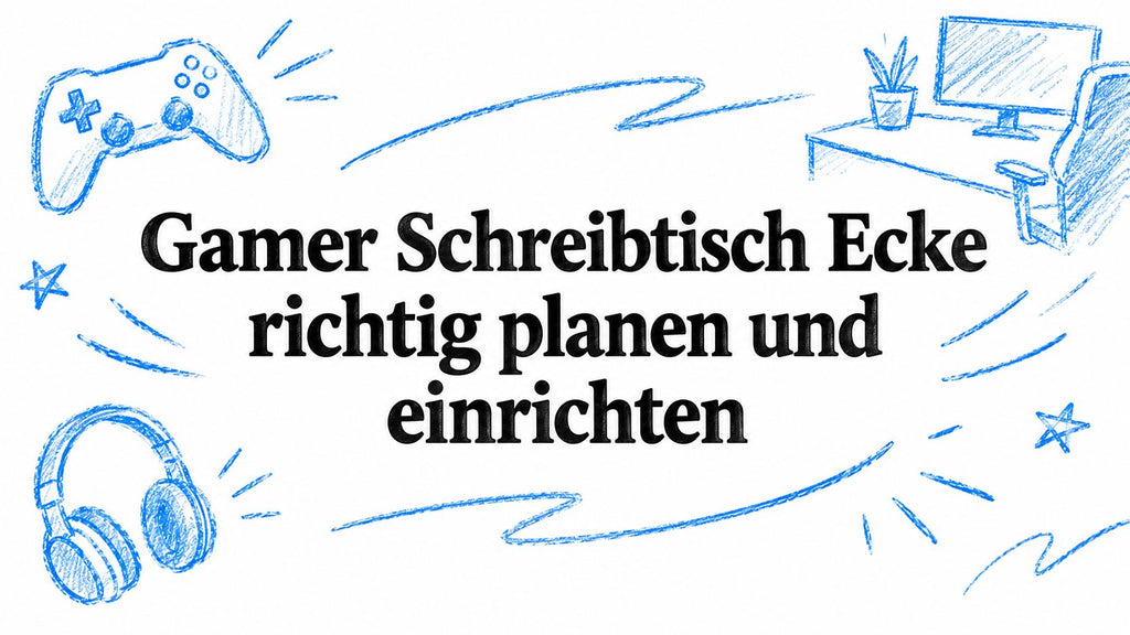 Gamer Schreibtisch Ecke richtig planen und einrichten