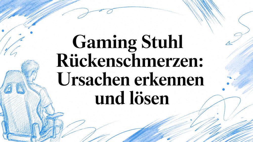 Gaming Stuhl Rückenschmerzen: Ursachen erkennen und lösen