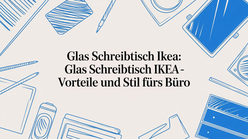 Glas Schreibtisch Ikea: Vorteile und Nachteile für dein Büro