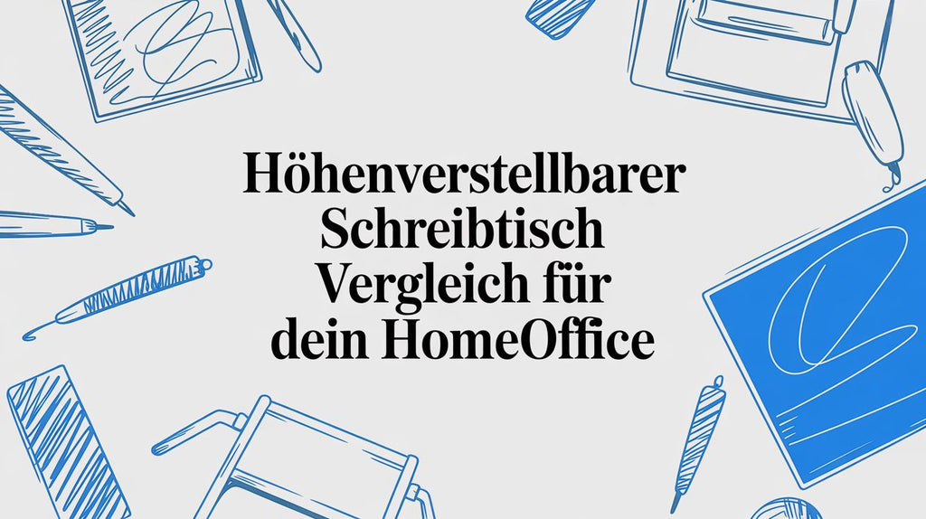 Höhenverstellbarer schreibtisch vergleich für dein homeoffice