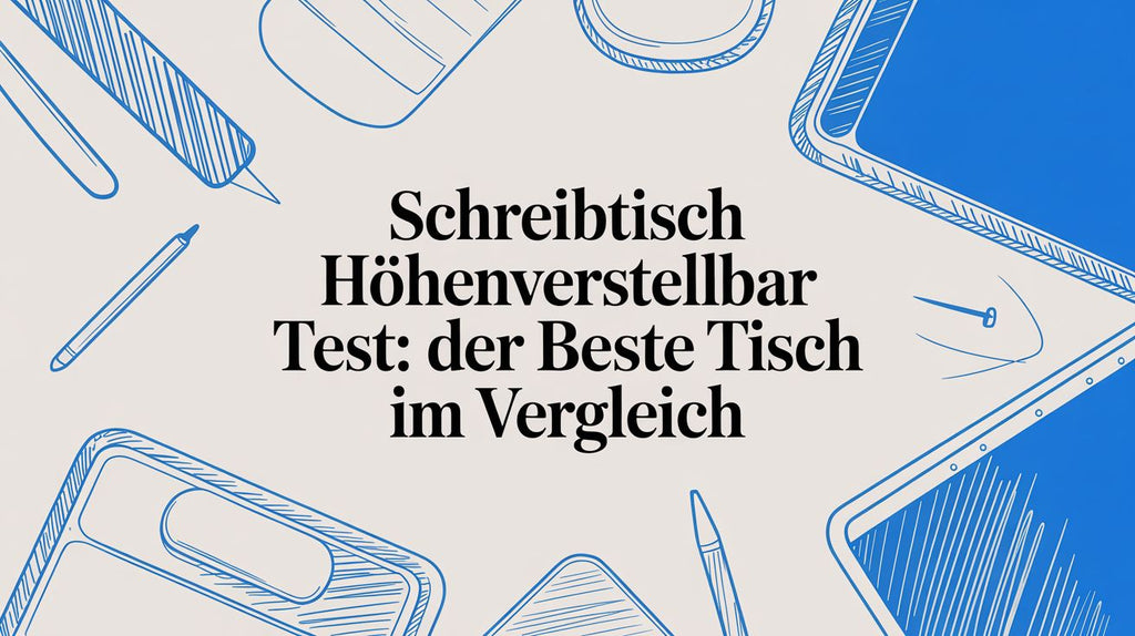 Schreibtisch höhenverstellbar Test: Der beste Tisch im Vergleich