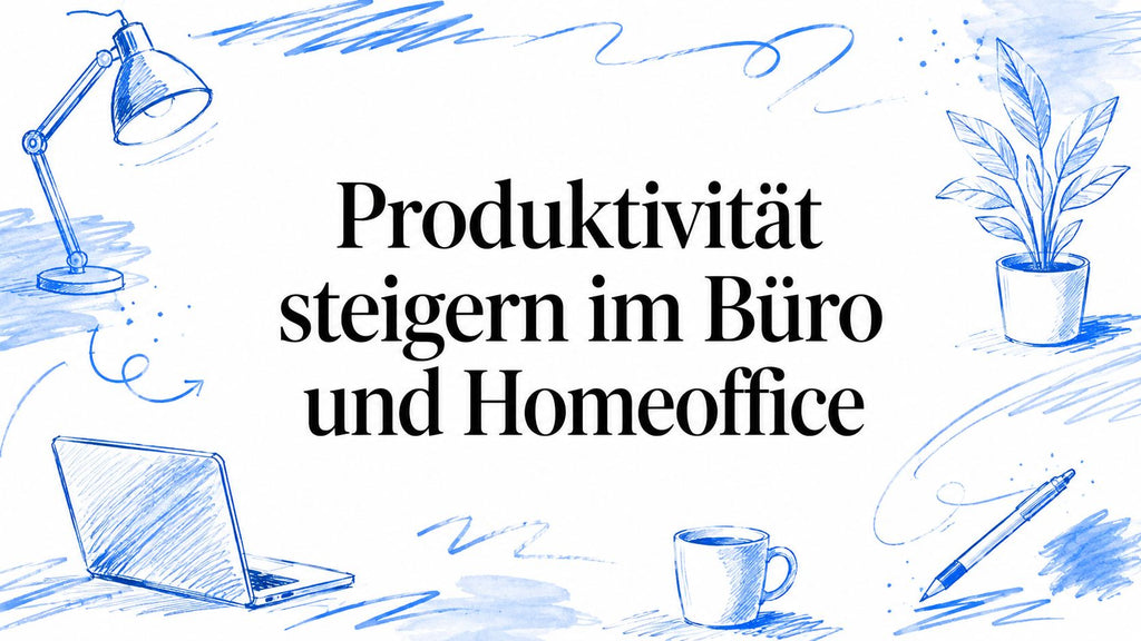 Produktivität steigern im Büro und Homeoffice