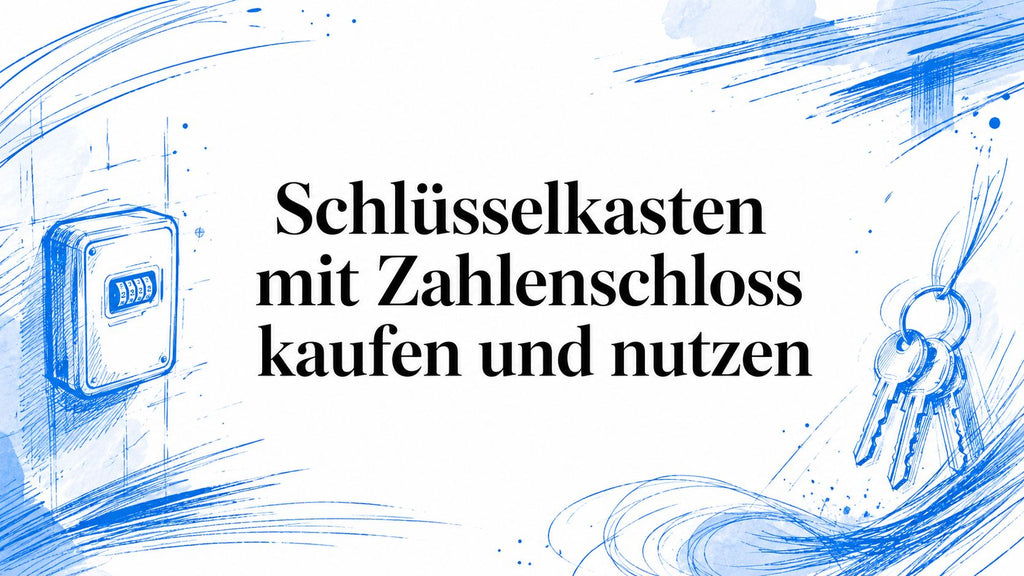 Schlüsselkasten mit Zahlenschloss kaufen und nutzen