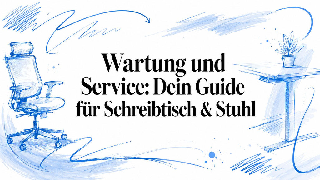 Wartung und Service: Dein Guide für Schreibtisch & Stuhl