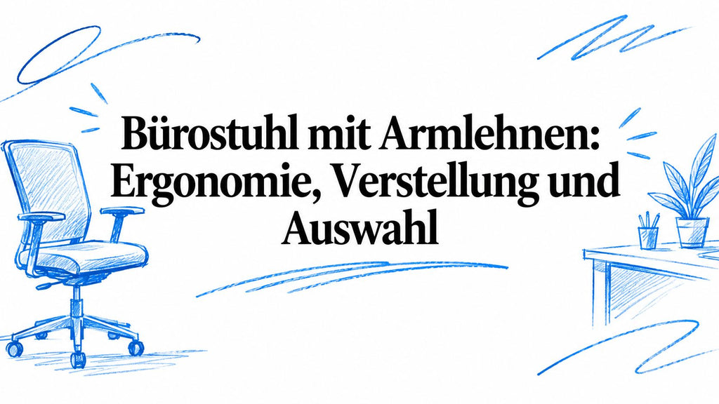 Bürostuhl mit Armlehnen: Ergonomie, Verstellung und Auswahl