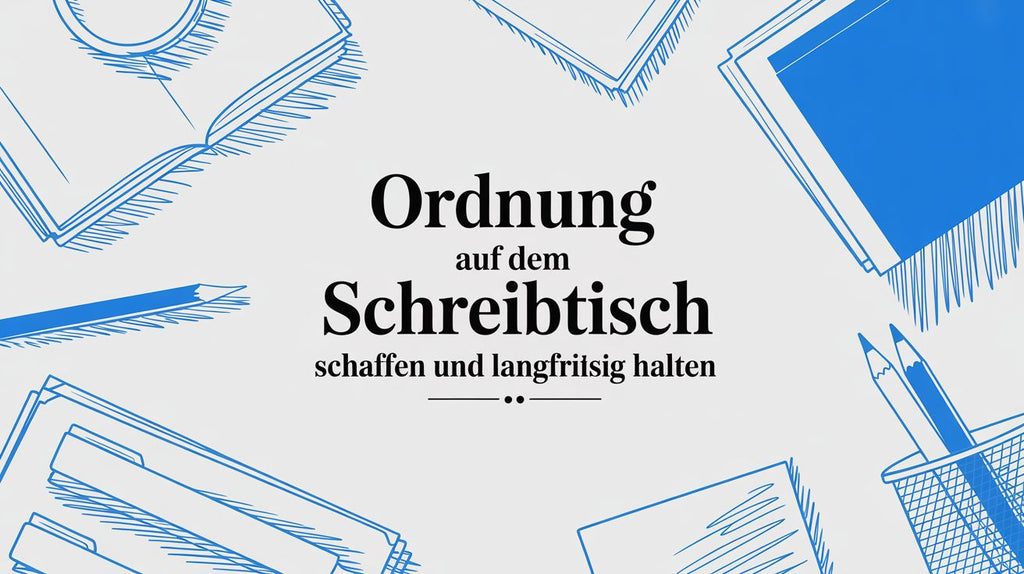 Ordnung auf dem Schreibtisch schaffen und halten