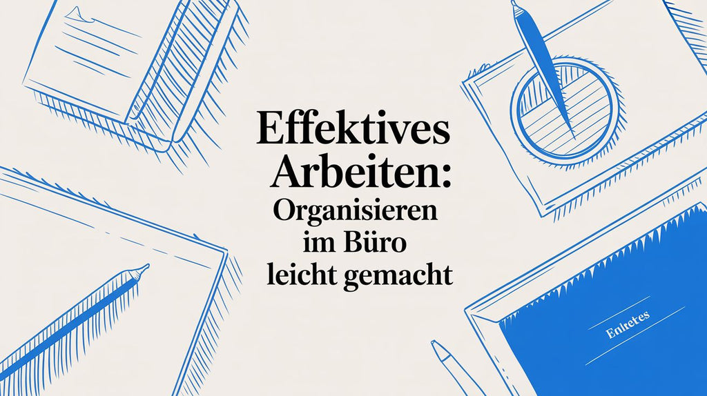 Effektives Arbeiten: organisieren im büro leicht gemacht