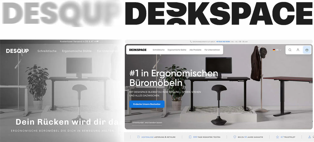 Desk Spce DESQUP wird zu DESKSPACE – alle Infos zur Umstellung