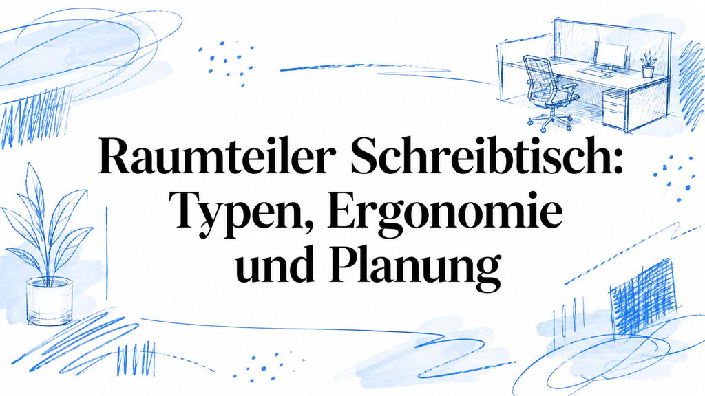 Raumteiler Schreibtisch: Typen, Ergonomie und Planung