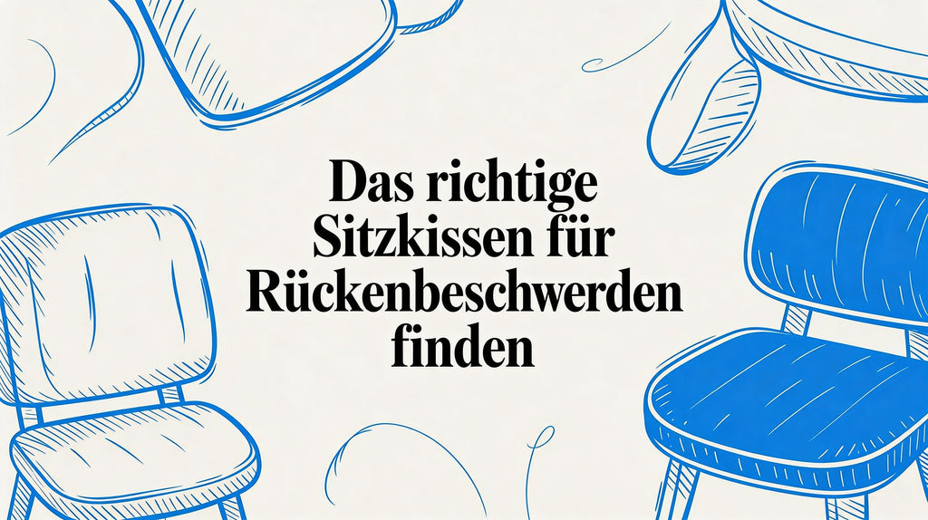 Das richtige Sitzkissen für Rückenbeschwerden finden