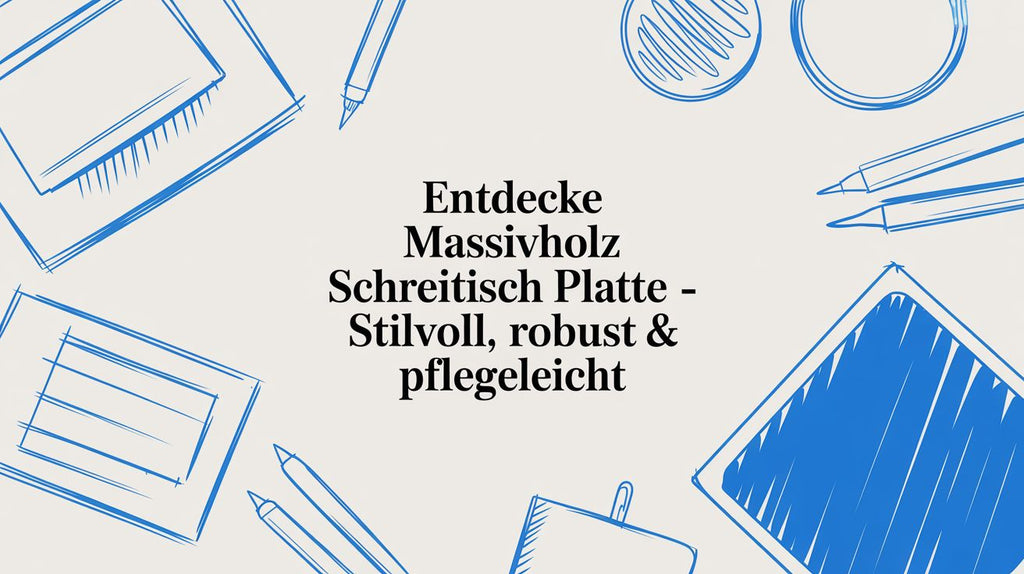 Massivholz Schreibtisch Platte: Der Leitfaden für Stil, Stabilität und Langlebigkeit