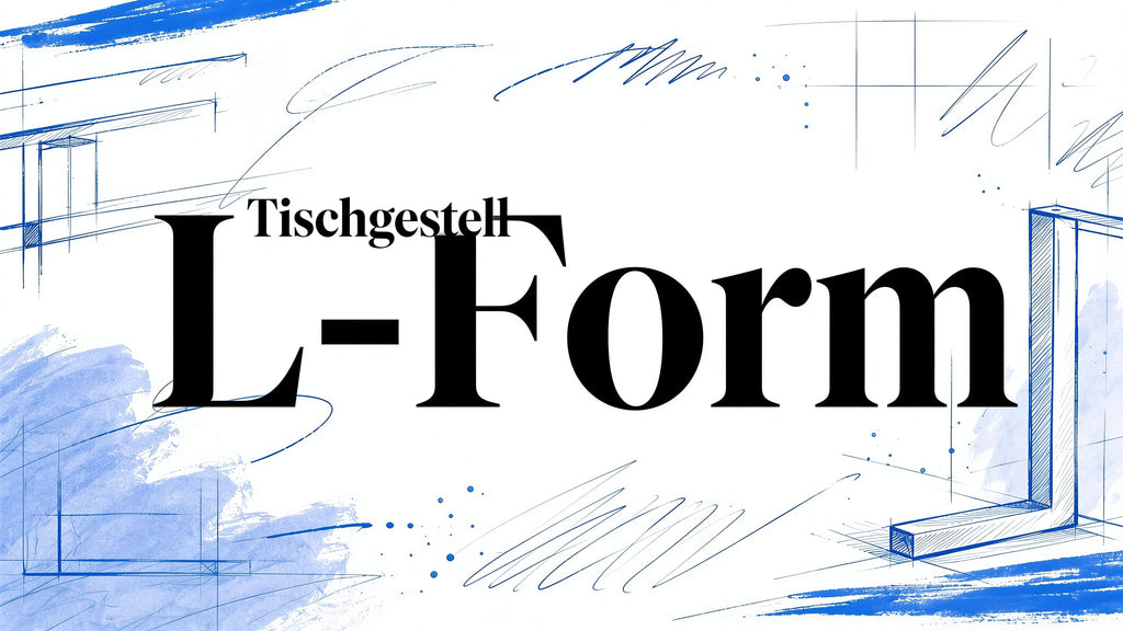 Tischgestell l form