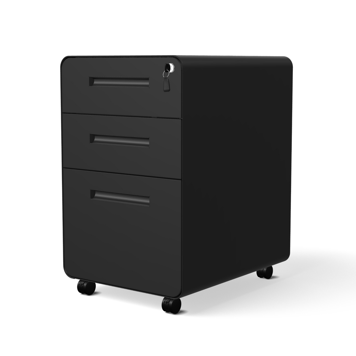 Rollcontainer mit 3 Schubladen, abschließbar | DESKSPACE