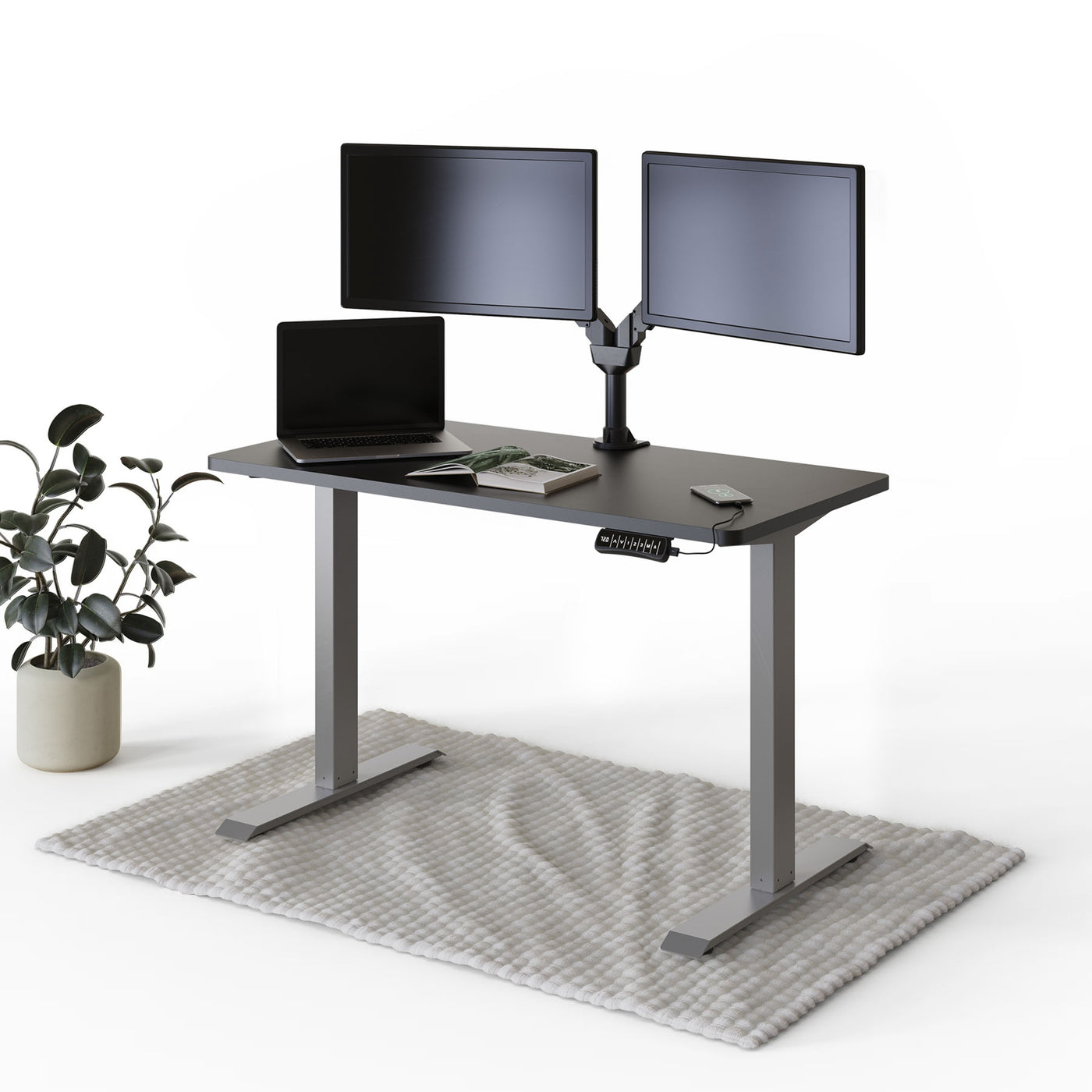 deskspace-pro-hohenverstellbarer-schreibtisch-schwarz-tischplatte-grau-gestell-120x60