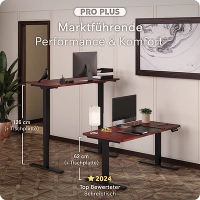 DESQUP PRO PLUS | Electrically height-adjustable desk 