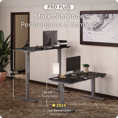 DESQUP PRO PLUS | Electrically height-adjustable desk 