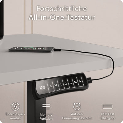 DESQUP PRO PLUS | Electrically height-adjustable desk 