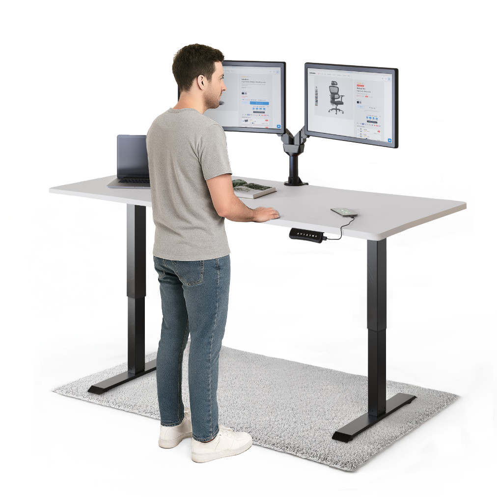 Weiß / Schwarzes / 180 x 80 cm