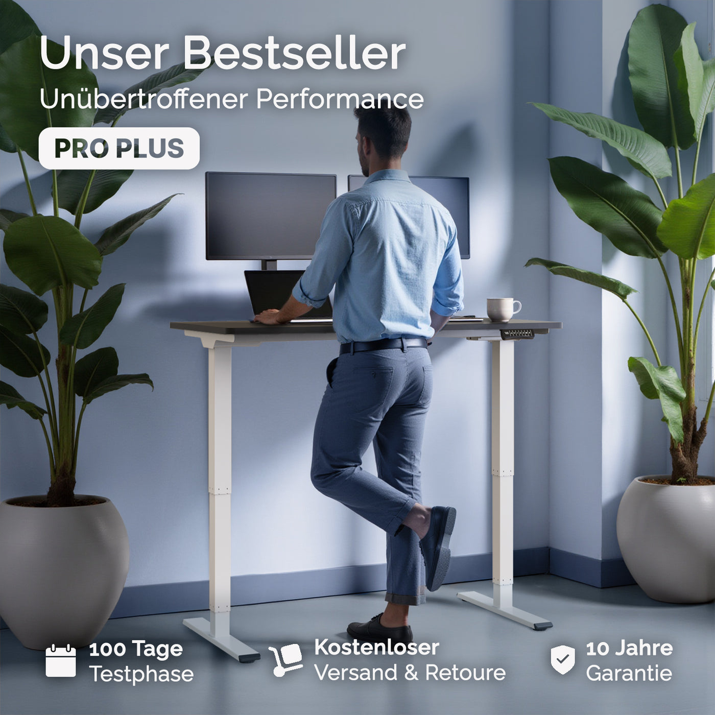 deskspace-pro-plus-elektrisch-hohenverstellbarer-schreibtisch-schwarz-tischplatte-weiß-gestell-160x80