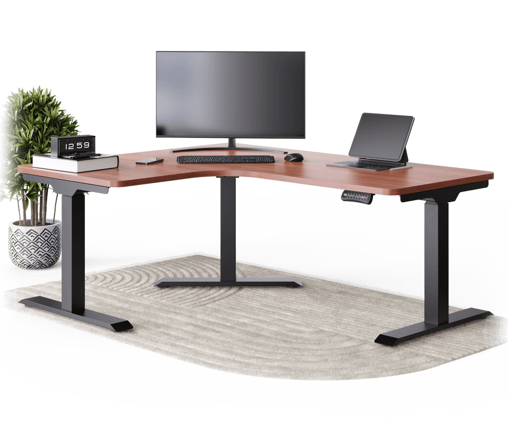 DESQUP CORNER | Electrically height-adjustable corner desk frame 