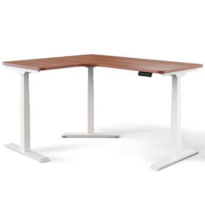 DESKSPACE CORNER Moderner Eckschreibtisch höhenverstellbar elektrisch mit Memory und Anti-Kollisionssystem
