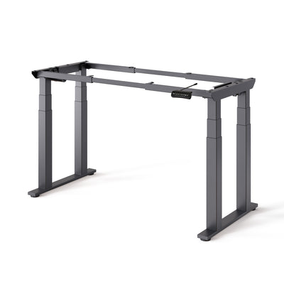 DESKSPACE Titan elektrisch höhenverstellbarer Schreibtisch mit 4 stabilen Beinen, Dual-Motor-Antrieb, 200 kg Tragkraft, Memory-Steuerung und modernem Design