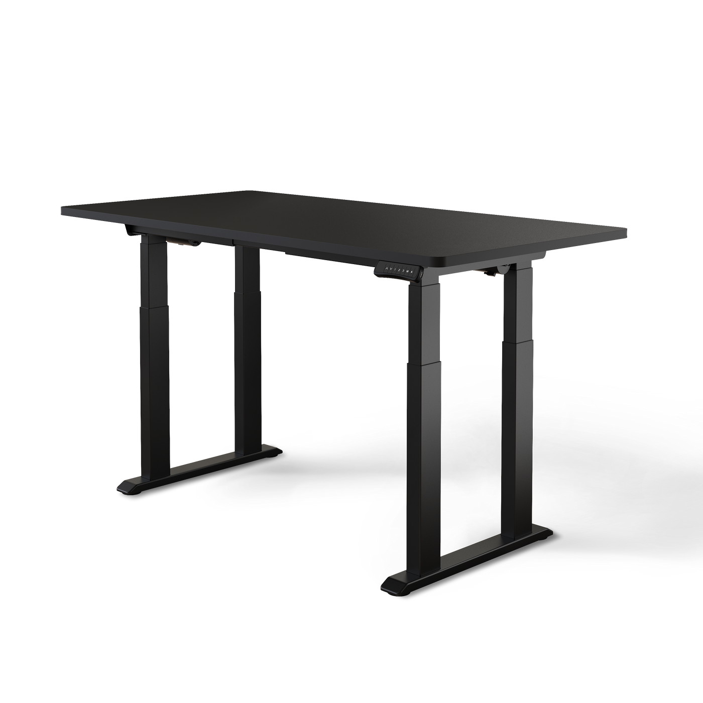DESKSPACE Titan elektrisch höhenverstellbarer Schreibtisch mit 4 stabilen Beinen, Dual-Motor-Antrieb, 200 kg Tragkraft, Memory-Steuerung und modernem Design