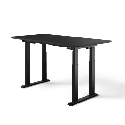 DESKSPACE Titan elektrisch höhenverstellbarer Schreibtisch mit 4 stabilen Beinen, Dual-Motor-Antrieb, 200 kg Tragkraft, Memory-Steuerung und modernem Design