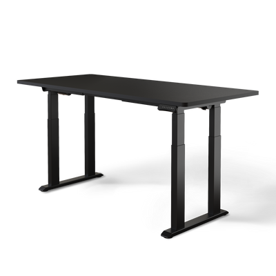 DESKSPACE Titan elektrisch höhenverstellbarer Schreibtisch mit 4 stabilen Beinen, Dual-Motor-Antrieb, 200 kg Tragkraft, Memory-Steuerung und modernem Design