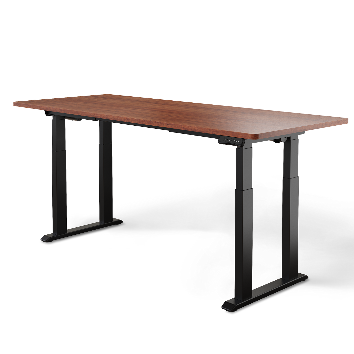 DESKSPACE Titan elektrisch höhenverstellbarer Schreibtisch mit 4 stabilen Beinen, Dual-Motor-Antrieb, 200 kg Tragkraft, Memory-Steuerung und modernem Design
