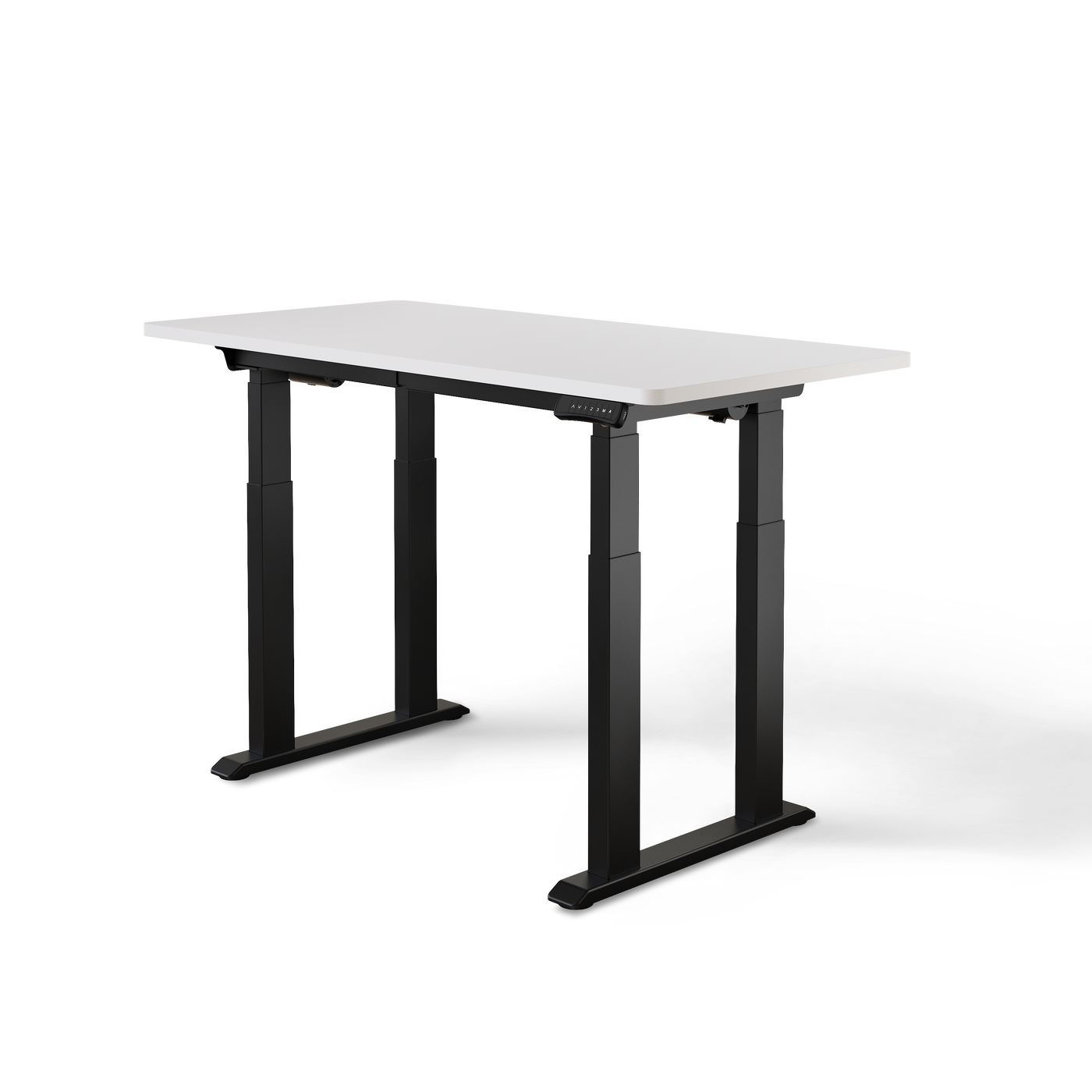 DESKSPACE Titan elektrisch höhenverstellbarer Schreibtisch mit 4 stabilen Beinen, Dual-Motor-Antrieb, 200 kg Tragkraft, Memory-Steuerung und modernem Design