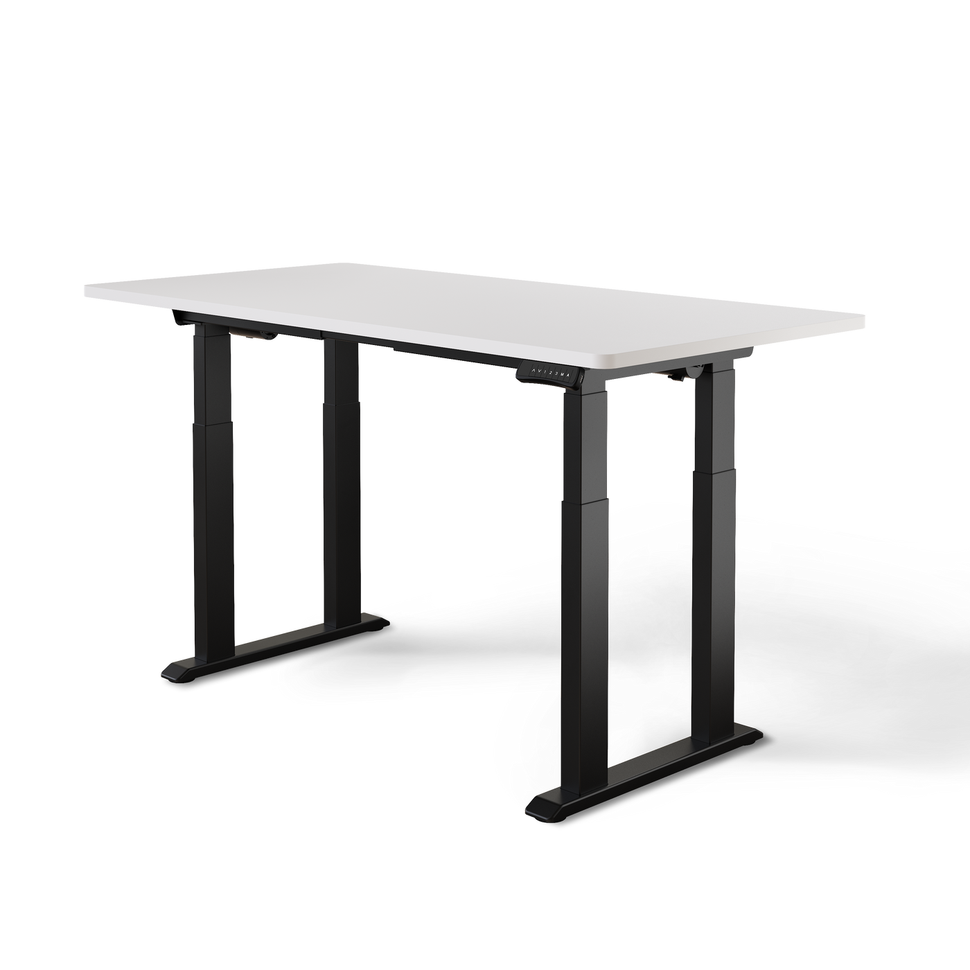 DESKSPACE Titan elektrisch höhenverstellbarer Schreibtisch mit 4 stabilen Beinen, Dual-Motor-Antrieb, 200 kg Tragkraft, Memory-Steuerung und modernem Design
