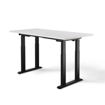 DESKSPACE Titan elektrisch höhenverstellbarer Schreibtisch mit 4 stabilen Beinen, Dual-Motor-Antrieb, 200 kg Tragkraft, Memory-Steuerung und modernem Design
