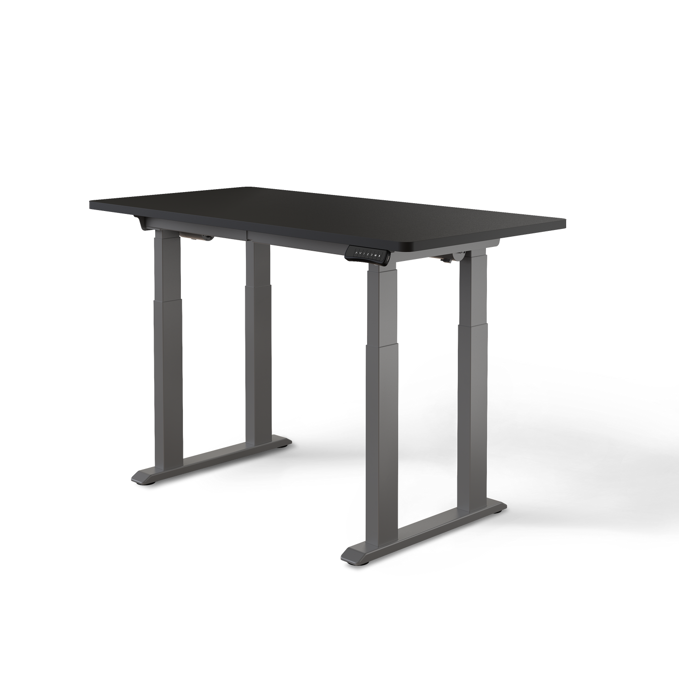 DESKSPACE Titan elektrisch höhenverstellbarer Schreibtisch mit 4 stabilen Beinen, Dual-Motor-Antrieb, 200 kg Tragkraft, Memory-Steuerung und modernem Design