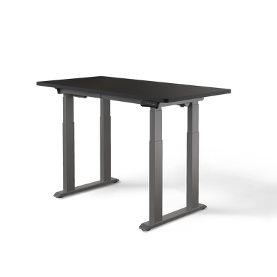 DESKSPACE Titan elektrisch höhenverstellbarer Schreibtisch mit 4 stabilen Beinen, Dual-Motor-Antrieb, 200 kg Tragkraft, Memory-Steuerung und modernem Design