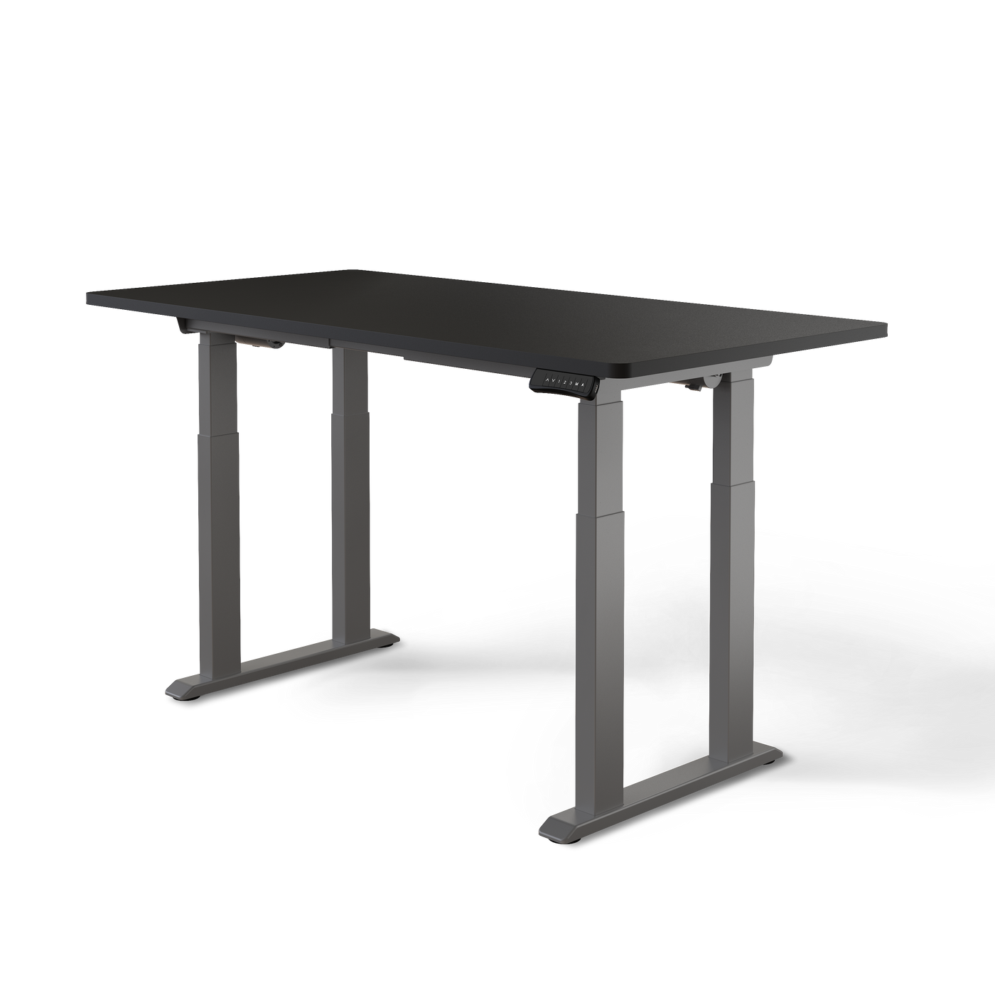 DESKSPACE Titan elektrisch höhenverstellbarer Schreibtisch mit 4 stabilen Beinen, Dual-Motor-Antrieb, 200 kg Tragkraft, Memory-Steuerung und modernem Design