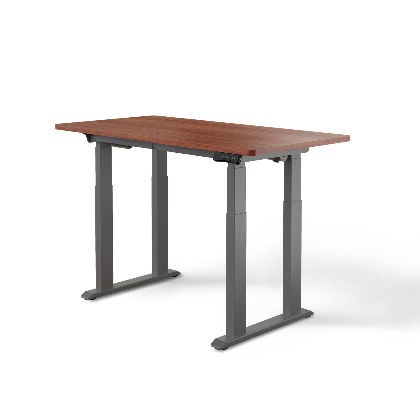 DESKSPACE Titan elektrisch höhenverstellbarer Schreibtisch mit 4 stabilen Beinen, Dual-Motor-Antrieb, 200 kg Tragkraft, Memory-Steuerung und modernem Design
