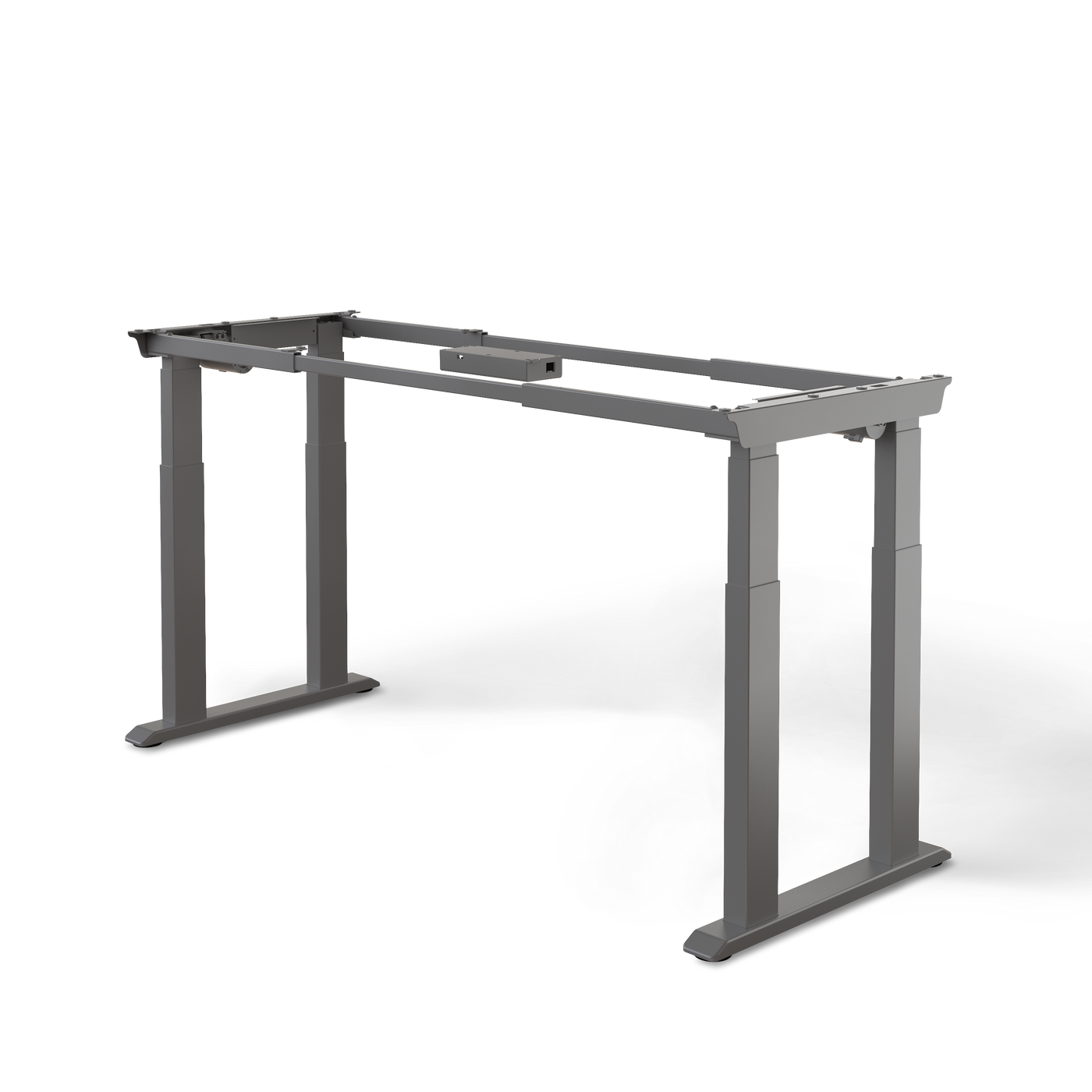 DESKSPACE Titan elektrisch höhenverstellbarer Schreibtisch mit 4 stabilen Beinen, Dual-Motor-Antrieb, 200 kg Tragkraft, Memory-Steuerung und modernem Design