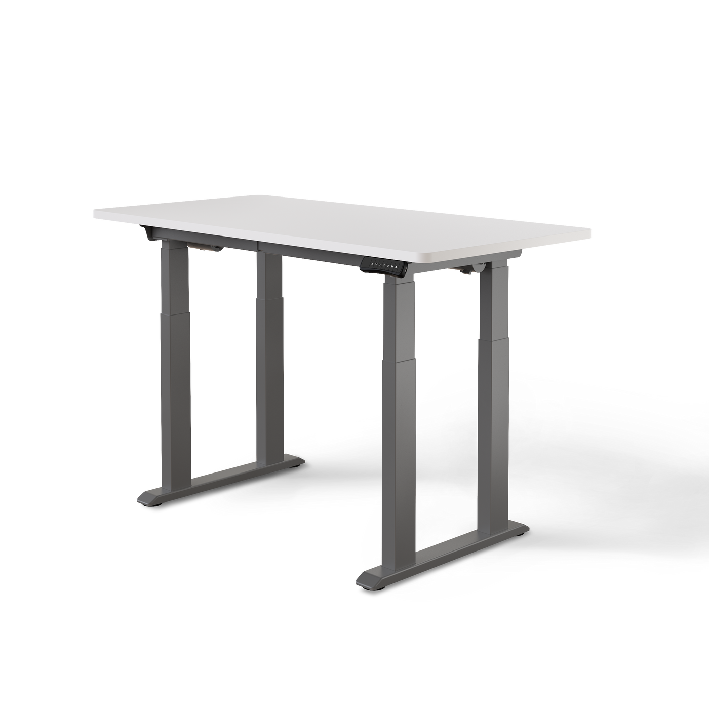 DESKSPACE Titan elektrisch höhenverstellbarer Schreibtisch mit 4 stabilen Beinen, Dual-Motor-Antrieb, 200 kg Tragkraft, Memory-Steuerung und modernem Design