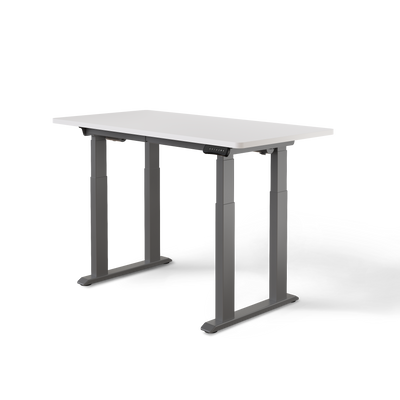 DESKSPACE Titan elektrisch höhenverstellbarer Schreibtisch mit 4 stabilen Beinen, Dual-Motor-Antrieb, 200 kg Tragkraft, Memory-Steuerung und modernem Design