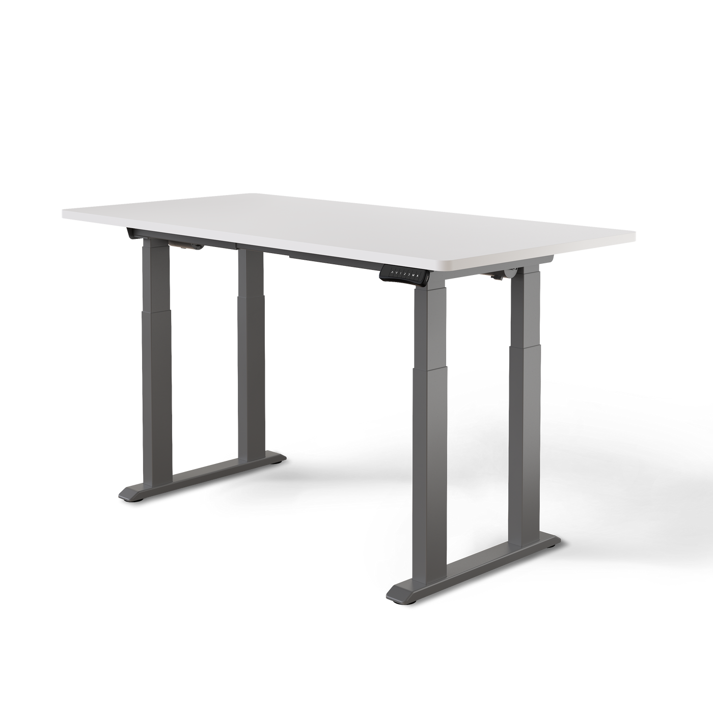 DESKSPACE Titan elektrisch höhenverstellbarer Schreibtisch mit 4 stabilen Beinen, Dual-Motor-Antrieb, 200 kg Tragkraft, Memory-Steuerung und modernem Design