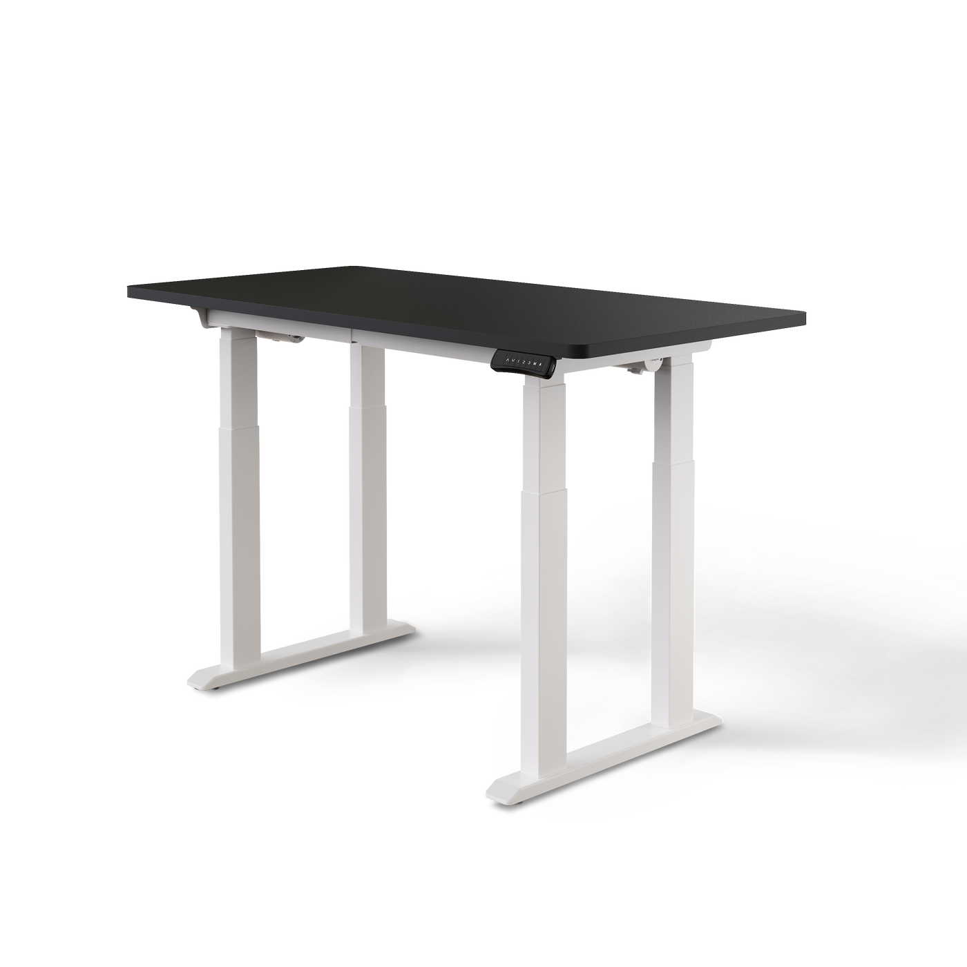DESKSPACE Titan elektrisch höhenverstellbarer Schreibtisch mit 4 stabilen Beinen, Dual-Motor-Antrieb, 200 kg Tragkraft, Memory-Steuerung und modernem Design